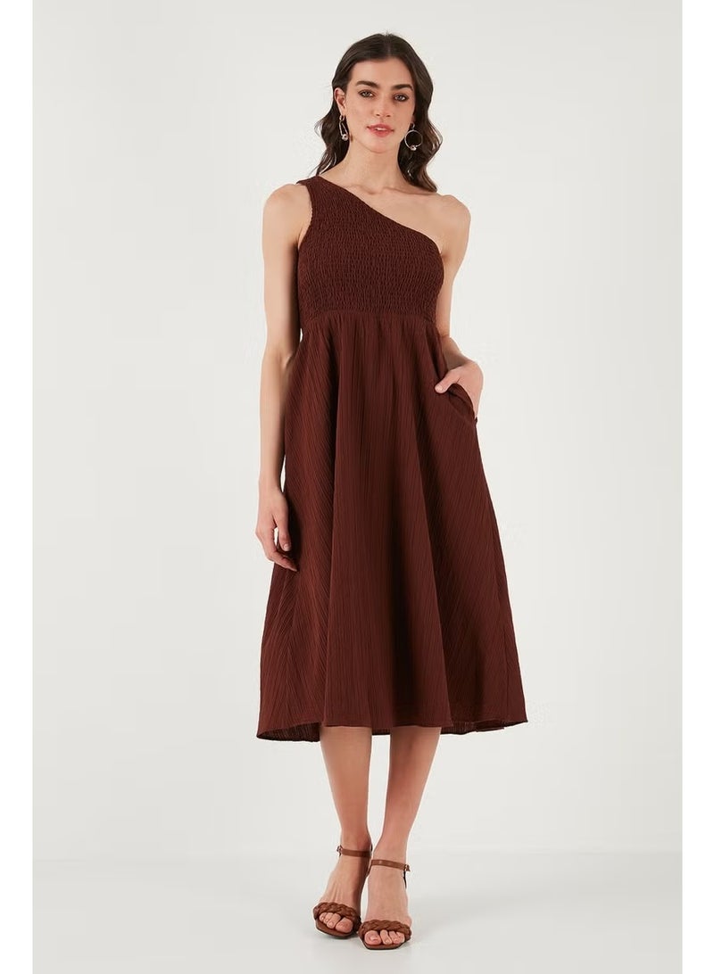 Lela One-Shoulder Midi Dress - Image 2